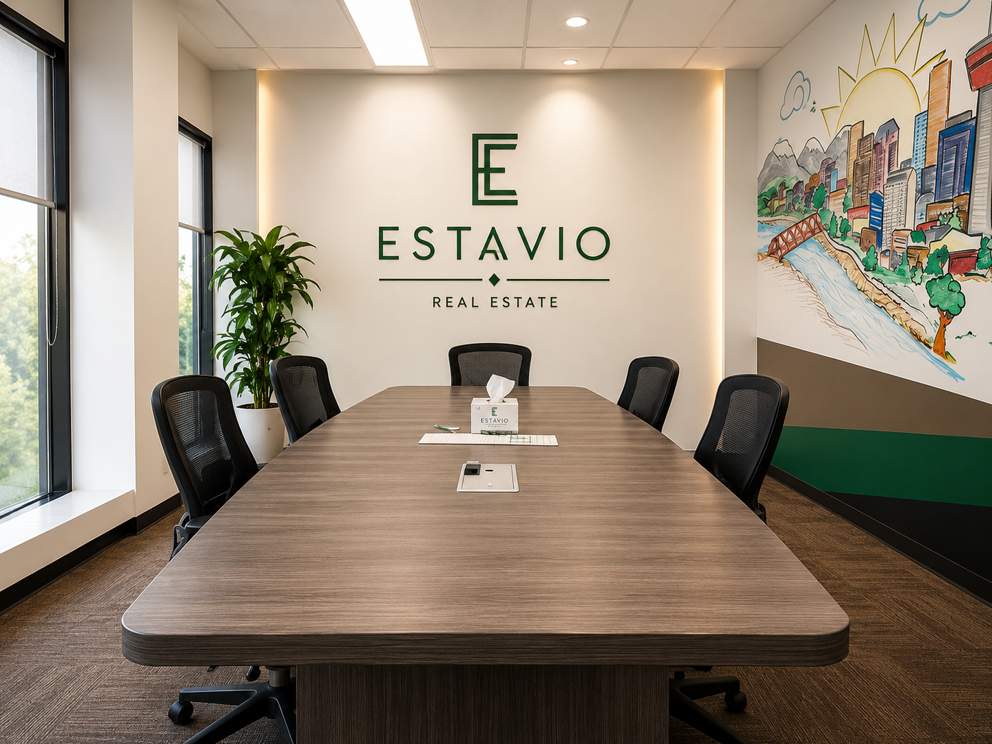 Real Estate Agency conference room in Calgary